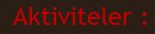 Aktiviteler